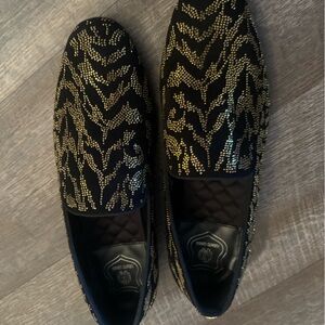 Roberto Cavalli
crystal-embellished zebra-stripe slippers